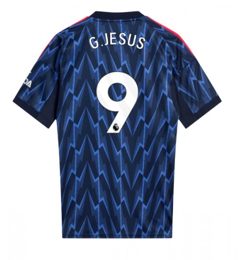 Moške Nogometnih dresov Arsenal Gabriel Jesus #9 Gostujoči 2025-26 Kratki rokavi Moške Nogometnih dresov Arsenal Gabriel Jesus #9 Gostujoči 2025-26 Kratki rokavi